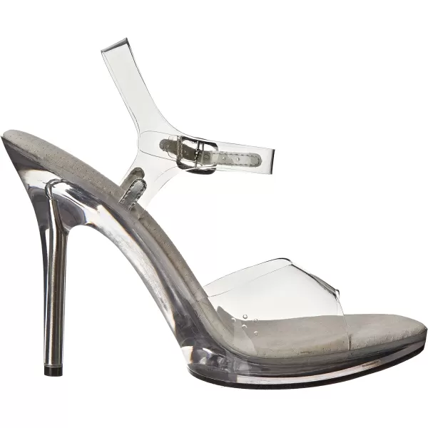 Ellie Shoes Women's 502 Brook Clear Dress Sandal
