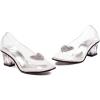 imageAriel Girls Clear 2quot Heel ShoesClear Silver