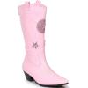 imageEllie Shoes Big Kids Country Cowgirl Boots  Rodeo Costume Shoes Tan Large