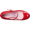 imageEllie Shoes Womens 423Babydoll Maryjane Platform PumpRed