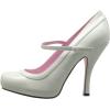 imageEllie Shoes Womens 423Babydoll Maryjane Platform PumpWhite