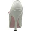 imageEllie Shoes Womens 423Babydoll Maryjane Platform PumpWhite