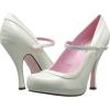 imageEllie Shoes Womens 423Babydoll Maryjane Platform PumpWhite