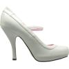 imageEllie Shoes Womens 423Babydoll Maryjane Platform PumpWhite