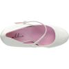 imageEllie Shoes Womens 423Babydoll Maryjane Platform PumpWhite