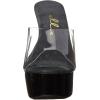 imageEllie Shoes Womens 601 Vanity Platform SandalClearBlack