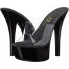 imageEllie Shoes Womens 601 Vanity Platform SandalClearBlack
