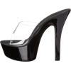 imageEllie Shoes Womens 601 Vanity Platform SandalClearBlack