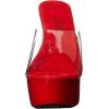 imageEllie Shoes Womens 601 Vanity Platform SandalClearRed
