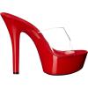 imageEllie Shoes Womens 601 Vanity Platform SandalClearRed