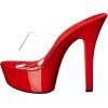 imageEllie Shoes Womens 601 Vanity Platform SandalClearRed