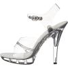 imageEllie Shoes Womens M Jewel Platform SandalClear