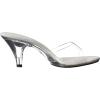 imageEllie Shoes Womens Vanity Stage Heels  PeepToe 3 Inch MuleClear