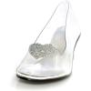 imageAriel Girls Clear 2quot Heel ShoesClear Silver