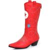 imageEllie Shoes Little Kids Country Cowgirl Boots  Rodeo Costume Shoes Pink M