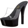 imageEllie Shoes Womens 601 Vanity Platform SandalClear WBlack
