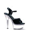 imageEllie Shoes Womens 601Juliet Pole Fitness PlatformsBlack Clear