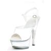 imageEllie Shoes Womens 601Juliet Pole Fitness PlatformsWhite Clear