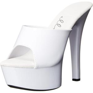 imageEllie Shoes Womens 601 Vanity Platform SandalWhiteWhite