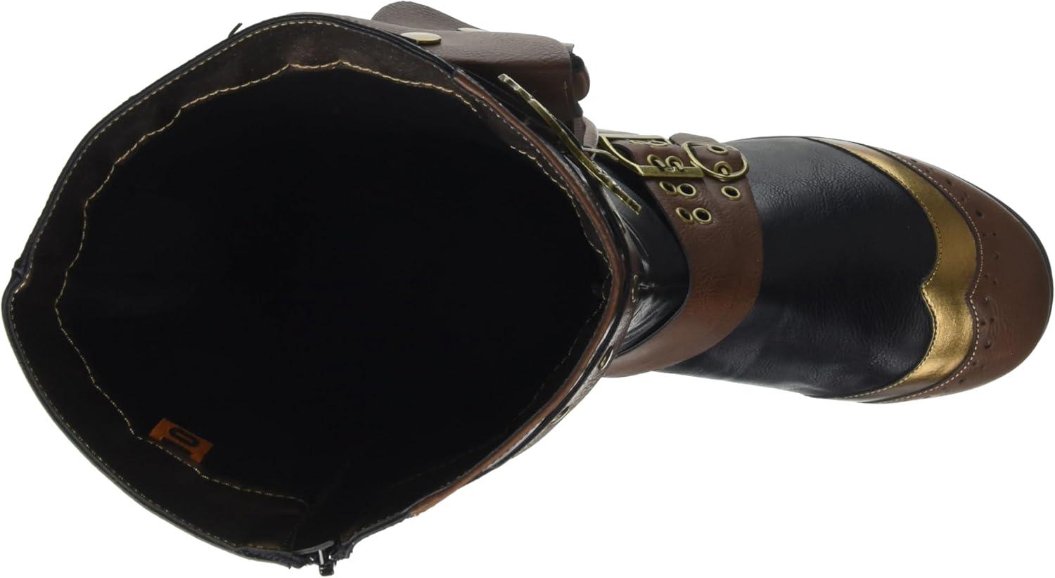 Men's Victorian Steam Punk Knee High Boots - Costume Boots For Halloween & Renaissance