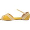 imageBettie Page Womens Bp100fruitie Flat SandalYellow