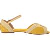imageBettie Page Womens Bp100fruitie Flat SandalYellow