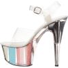 imageEllie Shoes Womens 709Glitter Platform SandalMulticolor