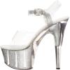 imageEllie Shoes Womens 709Glitter Platform SandalSilver