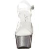 imageEllie Shoes Womens 709Glitter Platform SandalSilver