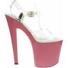imageEllie Shoes Womens 821Brook 8 Inch Stiletto Platform Sandals Clear Pink 8