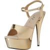 imageEllie Shoes Womens 609CHROME Platform SandalGold