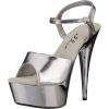 imageEllie Shoes Womens 609CHROME Platform SandalSilver