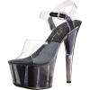 imageEllie Shoes Womens 709Glitter Platform SandalBlack