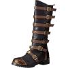 imageEllie Shoes mens 158punk Combat Boot Brwn 11Oct US