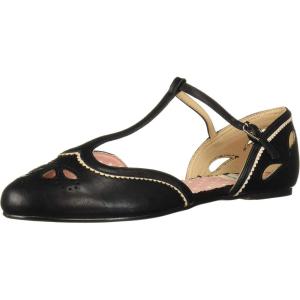 imageBettie Page Womens Bp100julie Flat SandalBlack