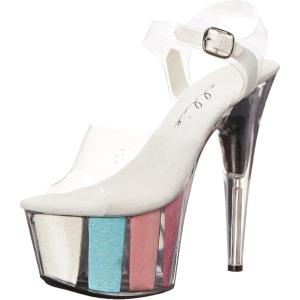 imageEllie Shoes Womens 709Glitter Platform SandalMulticolor