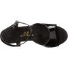 imageEllie Shoes Womens 601 Juliet C Platform SandalBlackClear