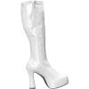 imageEllie Shoes Womens Chacha BootWhite Patent