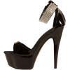imageEllie Womens 609Haven Peeptoe Stiletto Platform SandalsBlack