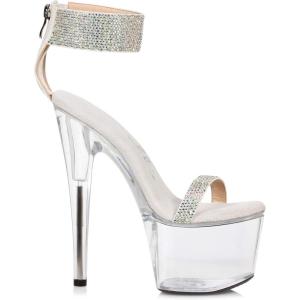 imageEllie Shoes Womens Anika Heeled SandalSilver