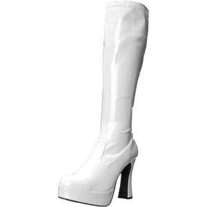 imageEllie Shoes Womens Chacha BootWhite Patent