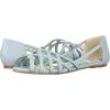 imageBettie Page Womens 100Carren Peep Toe FlatBlue