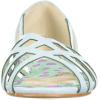 imageBettie Page Womens 100Carren Peep Toe FlatBlue