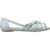 imageBettie Page Womens 100Carren Peep Toe FlatBlue
