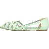 imageBettie Page Womens 100Carren Peep Toe FlatMint