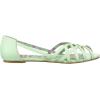 imageBettie Page Womens 100Carren Peep Toe FlatMint