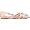 imageBettie Page Womens 100Carren Peep Toe FlatPink
