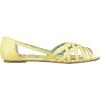 imageBettie Page Womens 100Carren Peep Toe FlatYellow