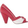 imageBettie Page Womens 403Margie Peep Toe PumpRed