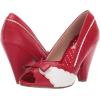 imageBettie Page Womens 403Margie Peep Toe PumpRed